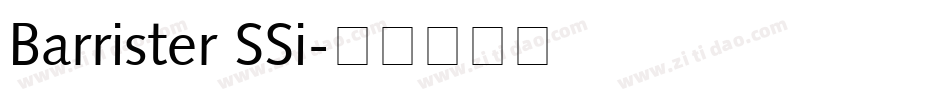 Barrister SSi字体转换
